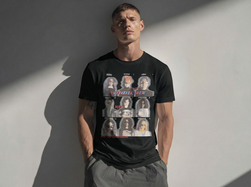 Vintage Portrait Graphic Tee (Black)