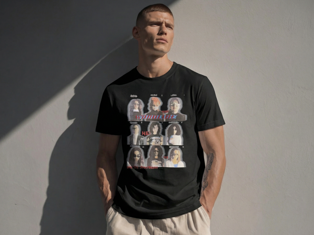 Vintage Portrait Graphic Tee (Black)